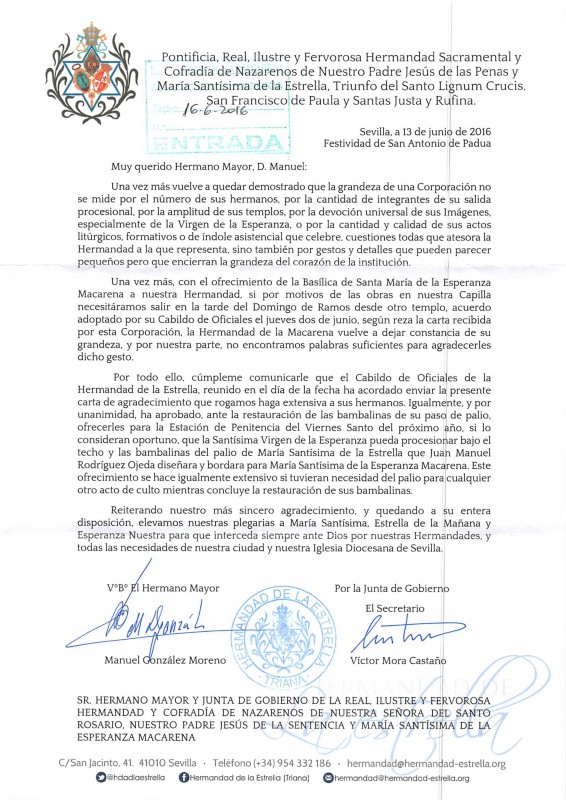 Carta Hdad Estrella