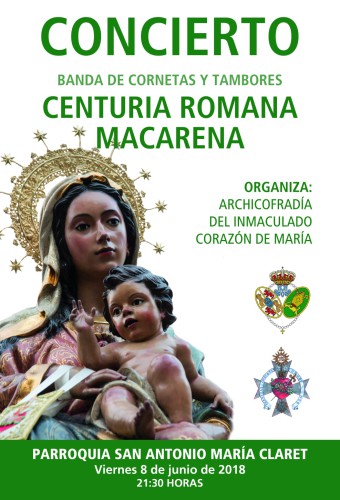 Cartel concierto San Antonio María Claret