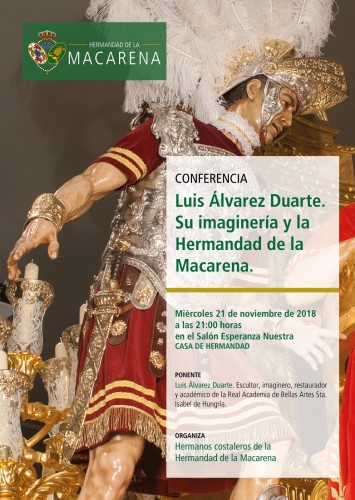 Conferencia hermanos costaleros noviembre 2018