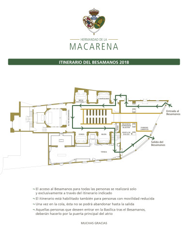 Itinerario Besamanos 2018