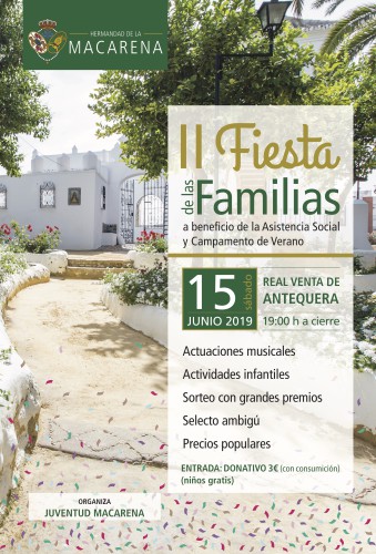CARTEL II FIESTA DE LAS FAMILIAS 2019